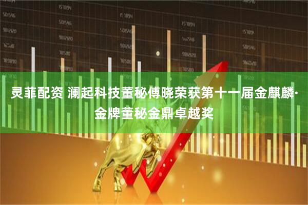 灵菲配资 澜起科技董秘傅晓荣获第十一届金麒麟·金牌董秘金鼎卓越奖